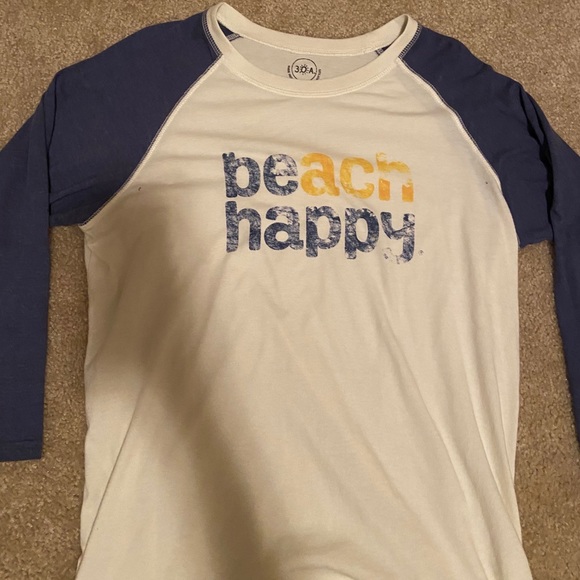 Beach Happy 3/4 Sleeve Tee! - Picture 3 of 3